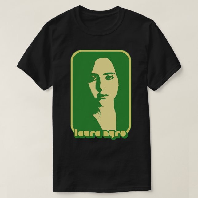 Laura Nyro Retro 70s Stil Fläkt Art Design 2 T Shirt (Design framsida)