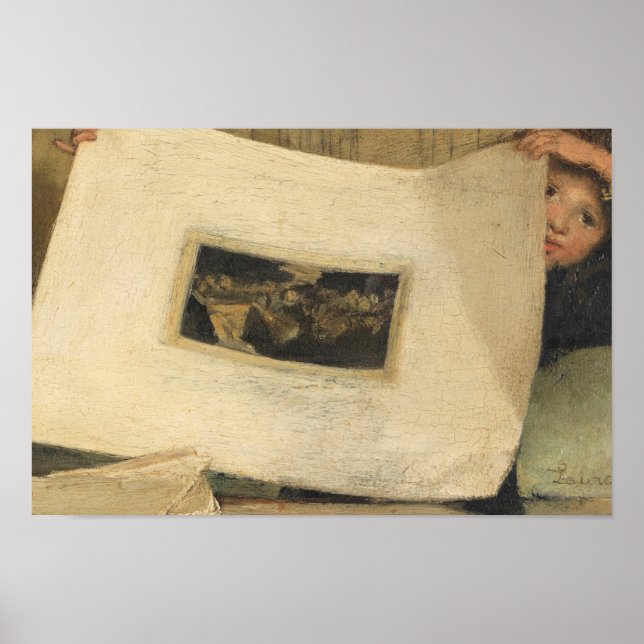Laura Theresa Alma-Tadema - Anna Leafing through Poster (Framsidan)