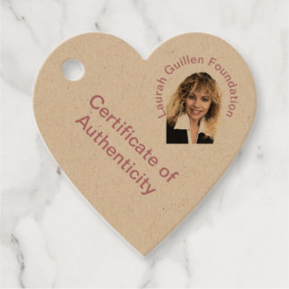 Laurah Guillen Foundation Gåvor Etiketter