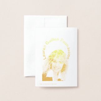 Laurah Guillen Foundation Tack Folierat Kort