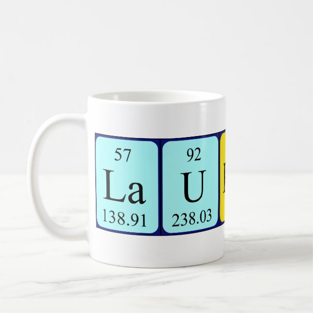 Laurance periodiskt bord namn mugg (Vänster)