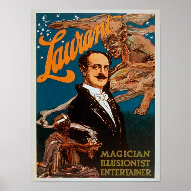 Laurant Magician, Illusionist, Entertainer Magic Poster (Framsidan)