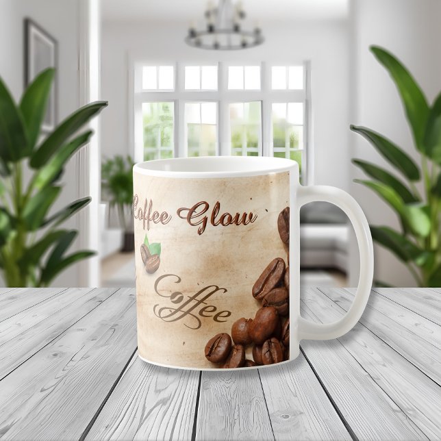 Lauras mysiga kaffeglöd-muggdesign kaffemugg (Skapare uppladdad)