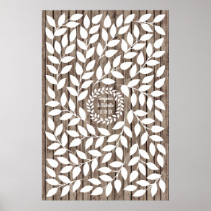 Laurel-150 Namnteckning Guest Bok Alternative Poster