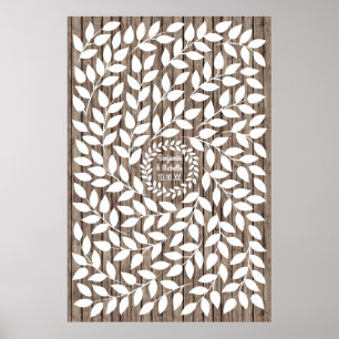 Laurel - 200 Namnteckning Guest Bok Alternative Poster