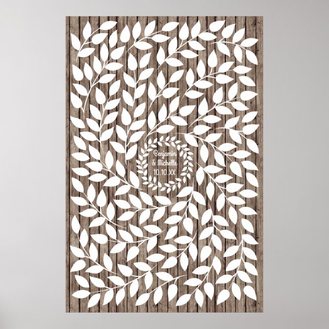 Laurel - 200 Namnteckning Guest Bok Alternative Poster (Framsidan)