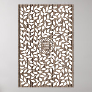 Laurel - 250 Namnteckning Guest Bok Alternative Poster
