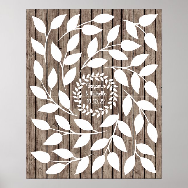 Laurel - 50 Namnteckning Guest Bok Alternative Poster (Framsidan)