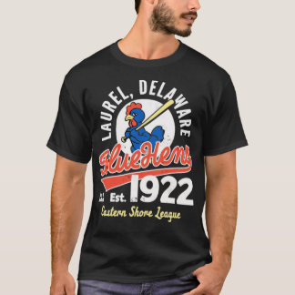 Laurel Blue Hens - Delaware - Vintage Nedlagd Base T Shirt