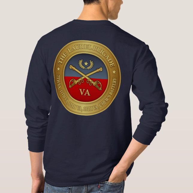 Laurel-brigaden (rd) t-shirt (Baksida)