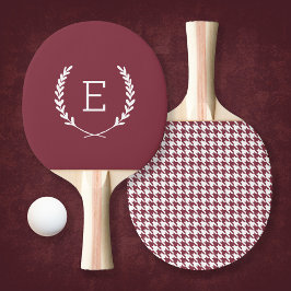 Laurel Crest Monogram Pingisracket