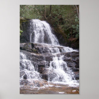 Laurel Falls, Smokey Mountains Poster