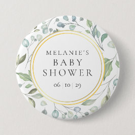 Laurel Garland Faux Gold Foil Baby Shower Knapp