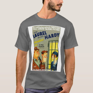 Laurel Hardy Pardon Us T Shirt
