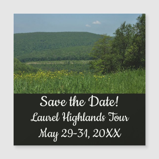 Laurel Highlands Pennsylvania Sommarfotografi (Framsida)