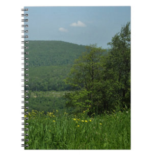 Laurel Highlands Pennsylvania Sommarfotografi Anteckningsbok Med Spiral