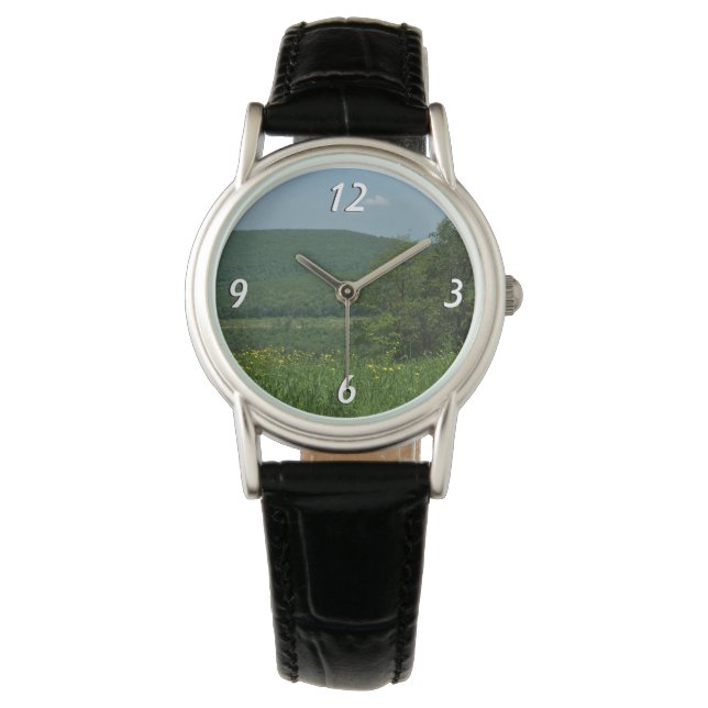 Laurel Highlands Pennsylvania Sommarfotografi Armbandsur (Framsida)