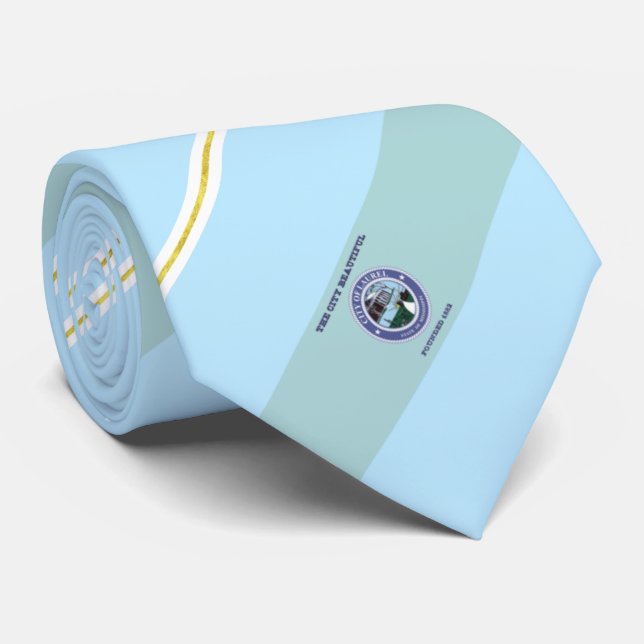 Laurel (Mississippi) City flagga Neck Tie Slips (Rullad)