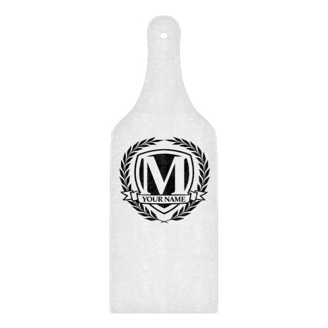 Laurel Monogram Design Cot Board (Framsidan)