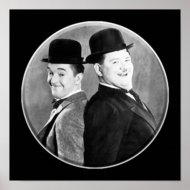 LAUREL OCH HARDY Stan Laurel och Oliver Hardy in t Poster (Framsidan)