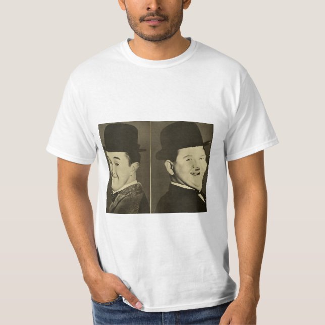  Laurel och Hardy T Shirt (Framsida)
