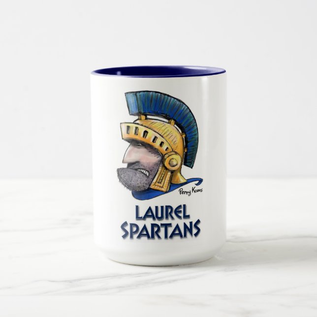 Laurel Senior High School Spartan-mugg Mugg (Center)
