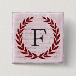 Laurel Wandan Lakan Music Monogram Initial F Knapp