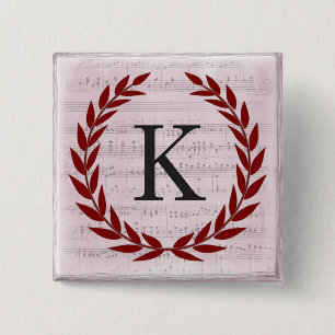 Laurel Wandan Lakan Music Monogram Initial K Knapp