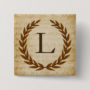 Laurel Wandan Lakan Music Monogram Initial L Knapp