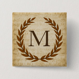 Laurel Wandan Lakan Music Monogram Initial M Knapp