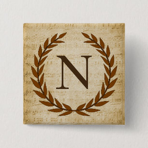 Laurel Wandan Lakan Music Monogram Initial N Knapp
