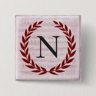 Laurel Wandan Lakan Music Monogram Initial N Knapp