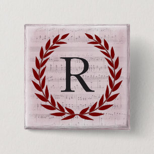 Laurel Wandan Lakan Music Monogram Initial R Knapp