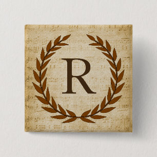 Laurel Wandan Lakan Music Monogram Initial R Knapp