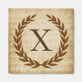 Laurel Wandan Lakan Music Monogram Initial X Magnet