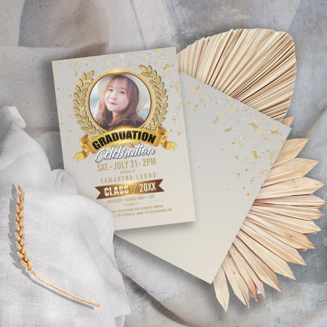 Laurel Wandan Studenten Photo ID833 Inbjudningar (Skapare uppladdad)