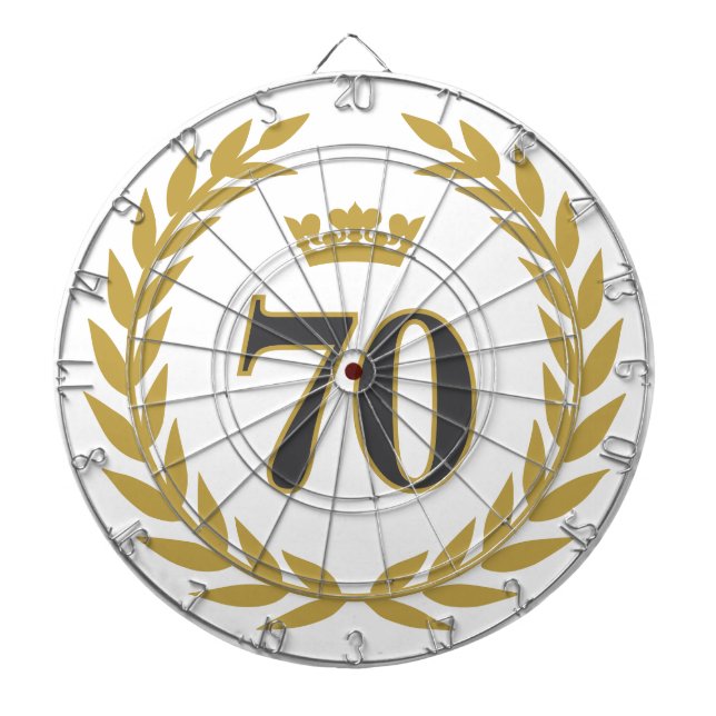 Laurel Wandeand och Krona 70:e födelsedagen Darttavla (Framsidan)