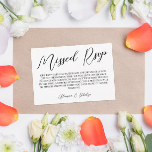 Laurelmonogram Artigt Försent RSVP OSA Kort