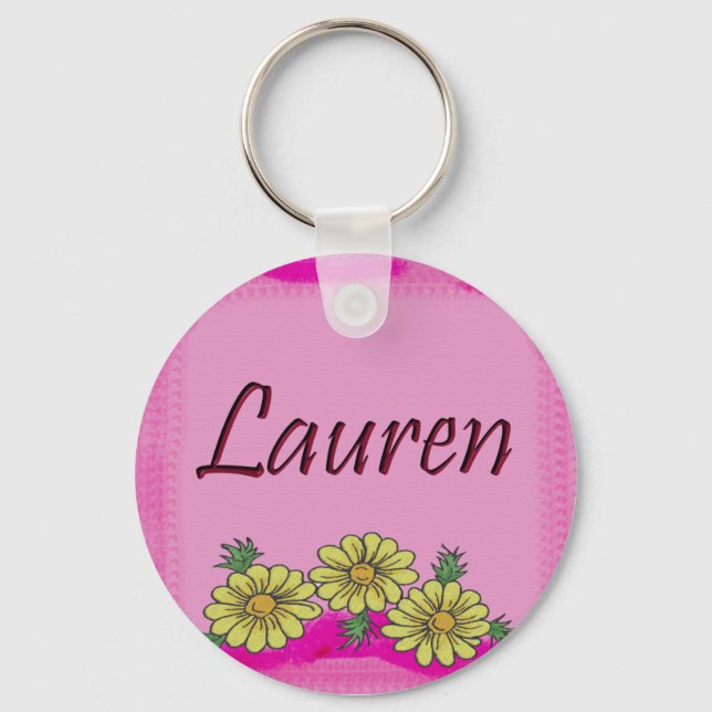 Lauren Daisy Keychain Nyckelring (Framsida)