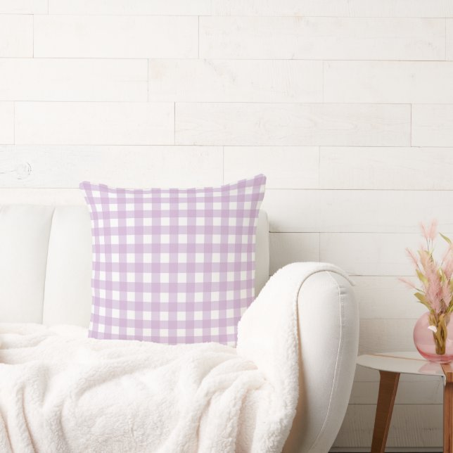 Lauren Gingham Lila Kudde (Soffa)