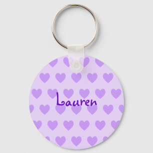 Lauren i Lila Nyckelring