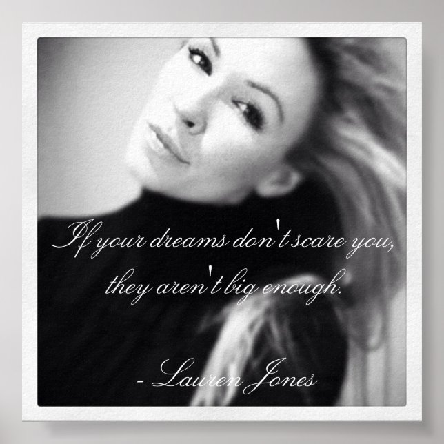 Lauren Jones Quote Poster (Framsidan)