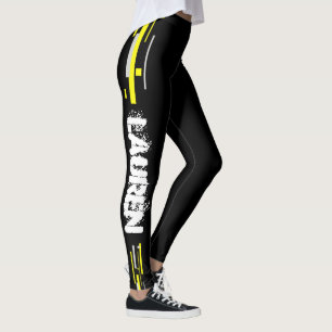 Lauren Lägg till din Abstrakt Art Leggings