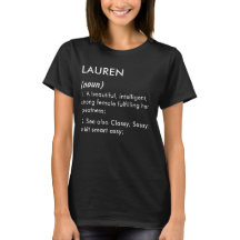 Lauren name, Editable name, Custom name