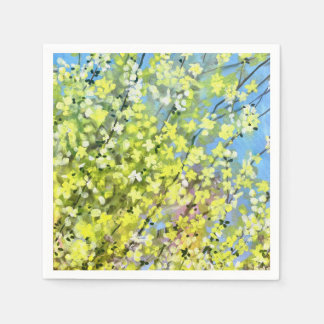 Lauren RosenbergBlooming Forsythia Cocktail Napkin Pappersservett