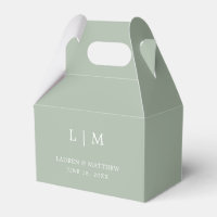 Lauren Sage Grönt Monogram Elegant bröllop