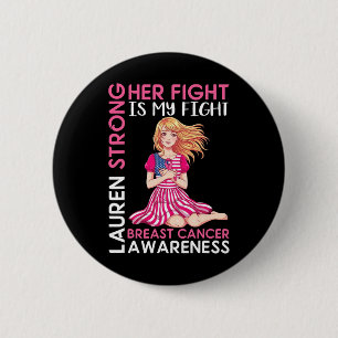 Lauren Strong Breast Cancer Meddela hennes kamp Knapp