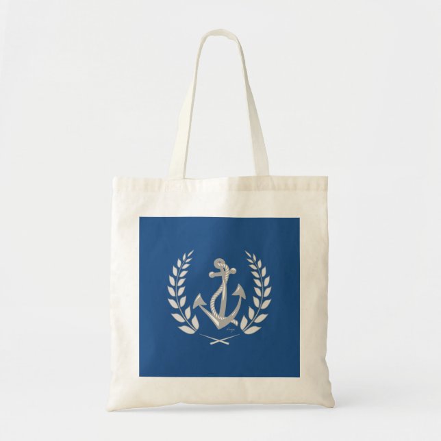 Lauren Wandeans, Nautical Anchor med Rope Tygkasse (Framsidan)