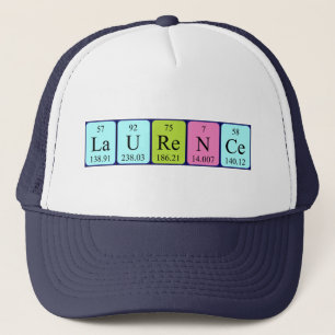 Laurence Perience bord namn hat Keps