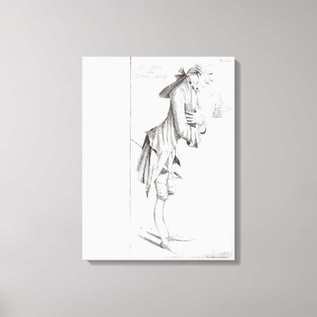 Laurence Sterne Canvastryck (Framsida)